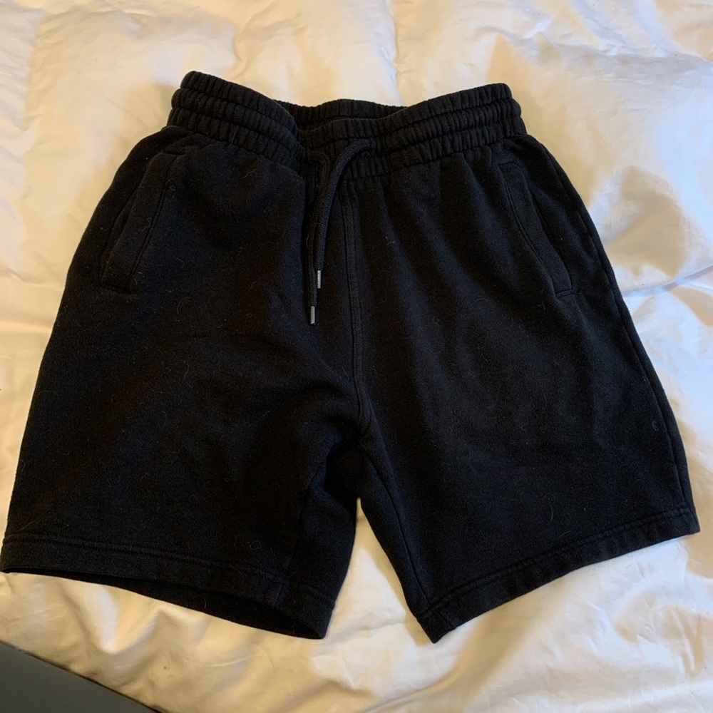 Black H&M sweat shorts